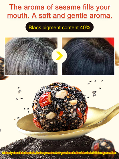 Black Hair Nourishing Walnut Goji Black Sesame Balls