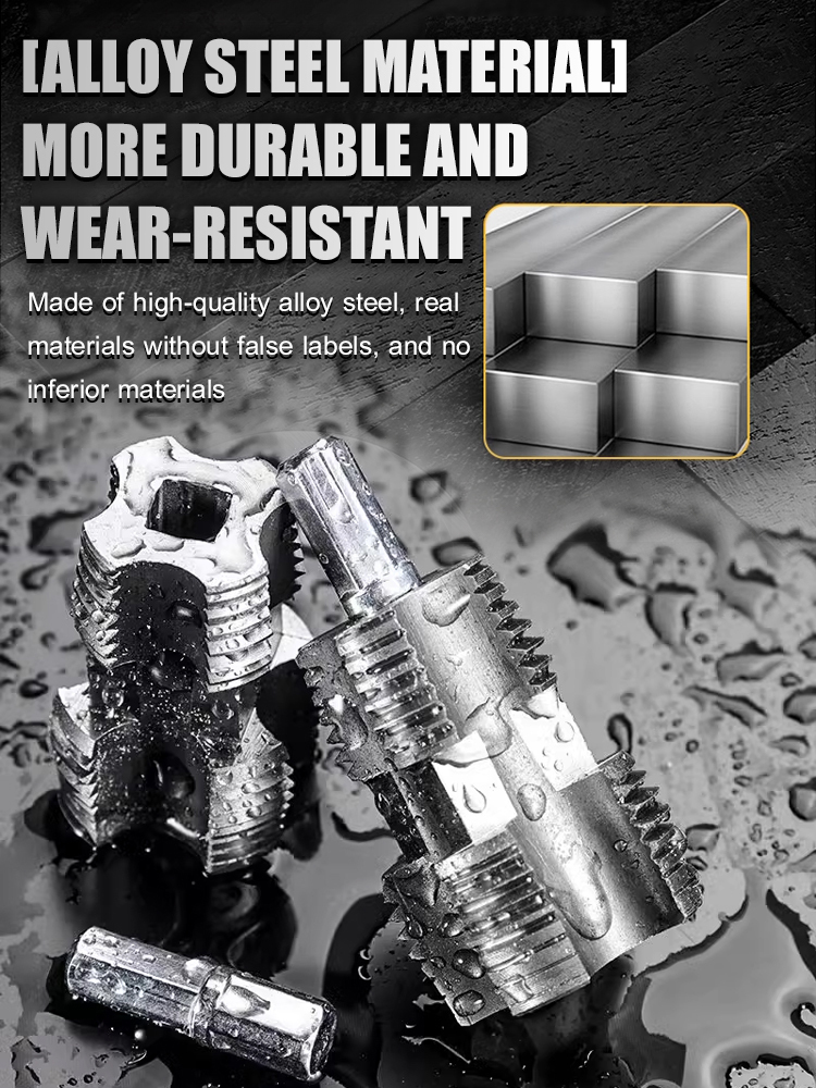 Water pipe inner hole thread opener