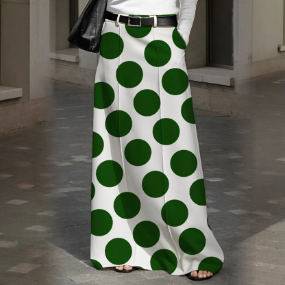 [Fashionable] High waist solid color long skirt