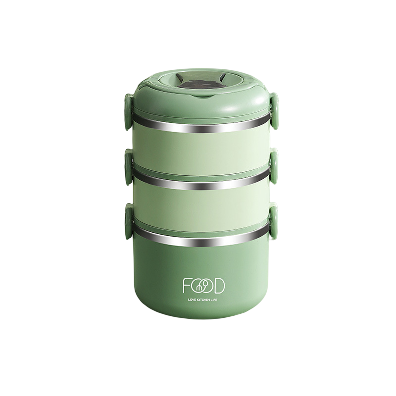 Microwaveable Stainless Steel Extra Long Insulated Lunch Box