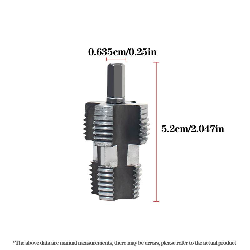 Water pipe inner hole thread opener