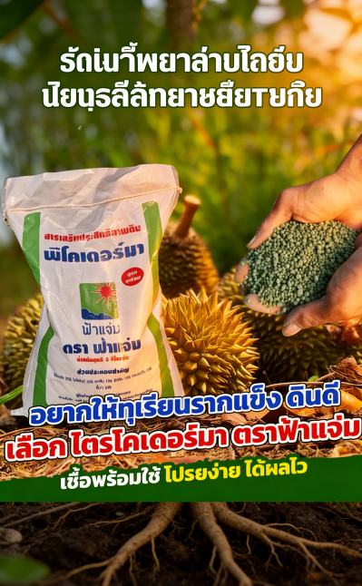 ปุ๋ยบำรุงรากสูตรเข้มข้น - ส่งเสริมรากให้แข็งแรง เร่งการเจริญเติบโต และป้องกันรากเน่า (ใช้ได้กับพืชทุกชนิด)