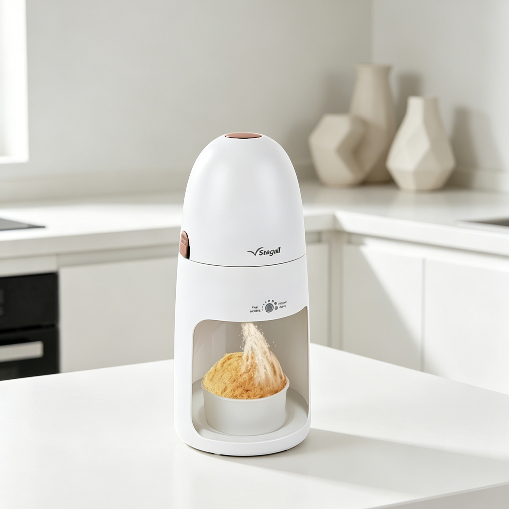 เครื่องทำน้ำแข็งไสพกพา 3 วินาที | เครื่องทำบิงซูไฟฟ้าอัตโนมัติ ปุ่มเดียวบดเนียนนุ่ม ทนทาน ใช้ง่าย