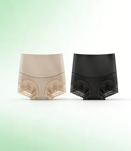 กางเกงในเก็บพุงเอวสูง ไร้ขอบ ผ้าไหมน้ำแข็ง ระบายอากาศ ใส่สบายกระชับสะโพก ไม่ม้วน