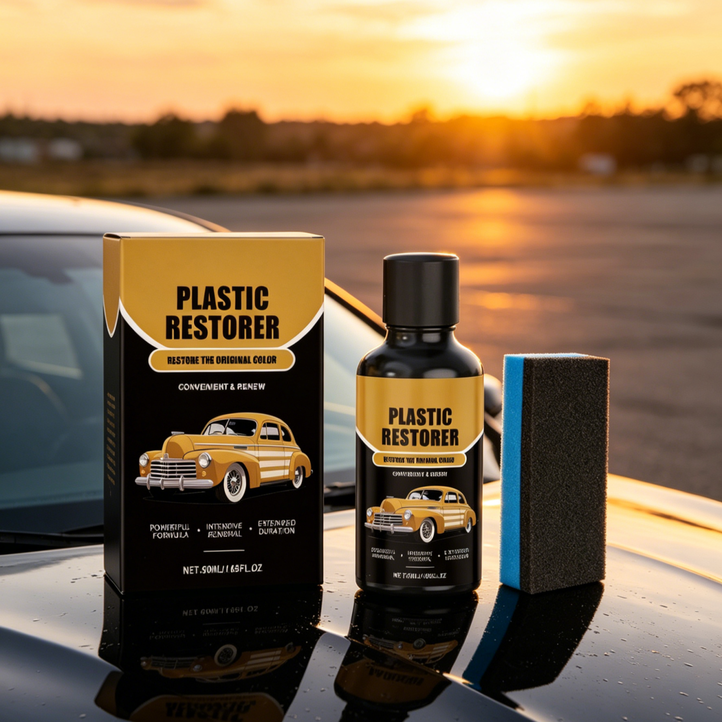 น้ำยาลบรอยขีดข่วนรถยนต์ 2-in-1 | ลบรอยขนแมว รอยเบียด | พร้อมเคลือบเงา Nano Coating | ป้องกันน้ำและ UV สีรถเงาฉ่ำ