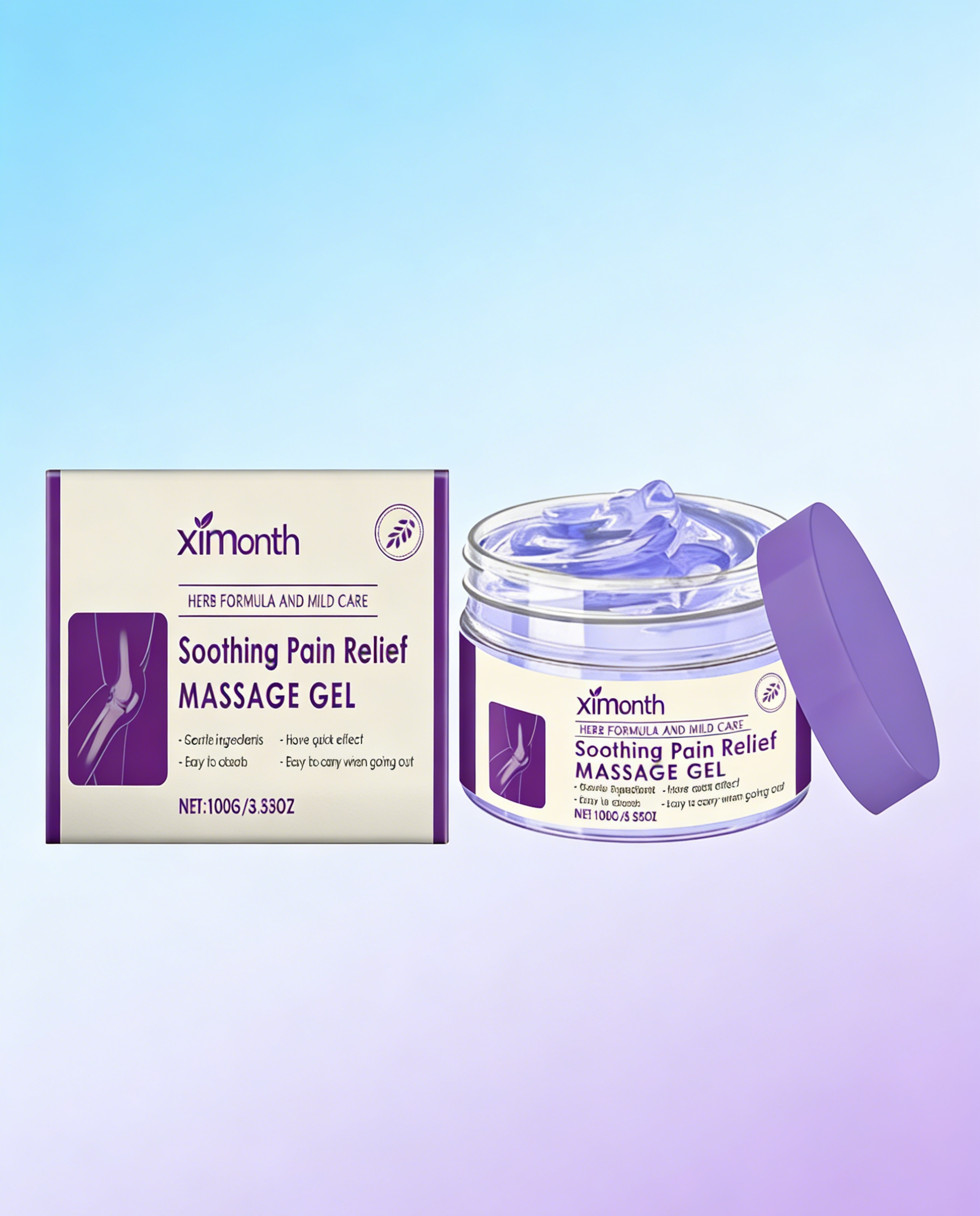 เจลนวดผ่อนคลายร่างกายและข้อต่อ: สูตรเย็นสบาย ซึมไว ไม่เหนียวเหนอะหนะ ดูแลล้ำลึกด้วยสารสกัดจากธรรมชาติ