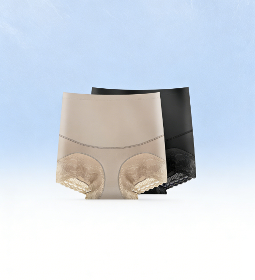 กางเกงในเก็บพุงเอวสูง ไร้ขอบ ผ้าไหมน้ำแข็ง ระบายอากาศ ใส่สบายกระชับสะโพก ไม่ม้วน