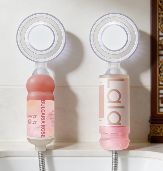 ฝักบัวกรองน้ำวิตามินซี - กรองคลอรีน บำรุงผิวชุ่มชื้นด้วยไฮยาลูรอน ประสบการณ์สปาในบ้านคุณ เพิ่มแรงดันน้ำ ประหยัดน้ำ 30%