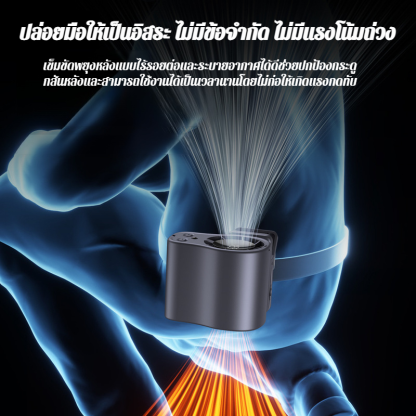 พัดลมคล้องเอวเทอร์โบ | ลมแรงฉ่ำสู้แดด | ดับร้อนทันใจไม่ต้องถือ | แบตอึด พกพาสะดวก