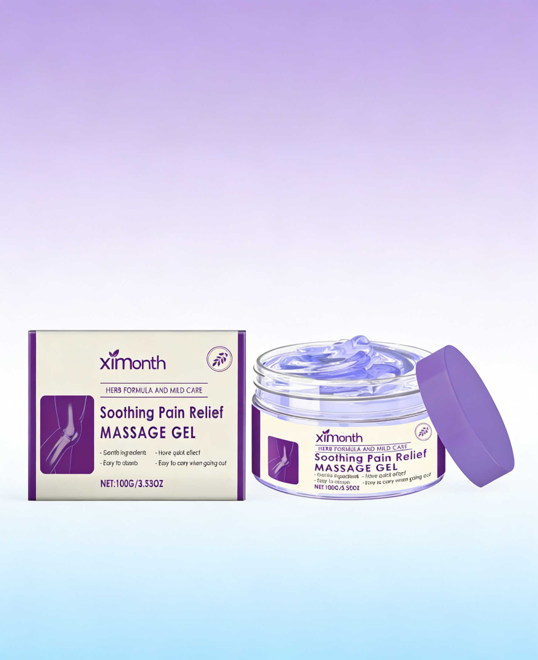 เจลนวดผ่อนคลายร่างกายและข้อต่อ: สูตรเย็นสบาย ซึมไว ไม่เหนียวเหนอะหนะ ดูแลล้ำลึกด้วยสารสกัดจากธรรมชาติ