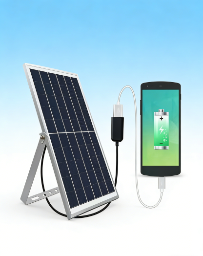 แผงชาร์จโซลาร์เซลล์พกพา ชาร์จไวทันใจ - ตัวช่วยเดินป่า แคมป์ปิ้ง แบตเต็มตลอดวันแม้ไม่มีปลั๊ก