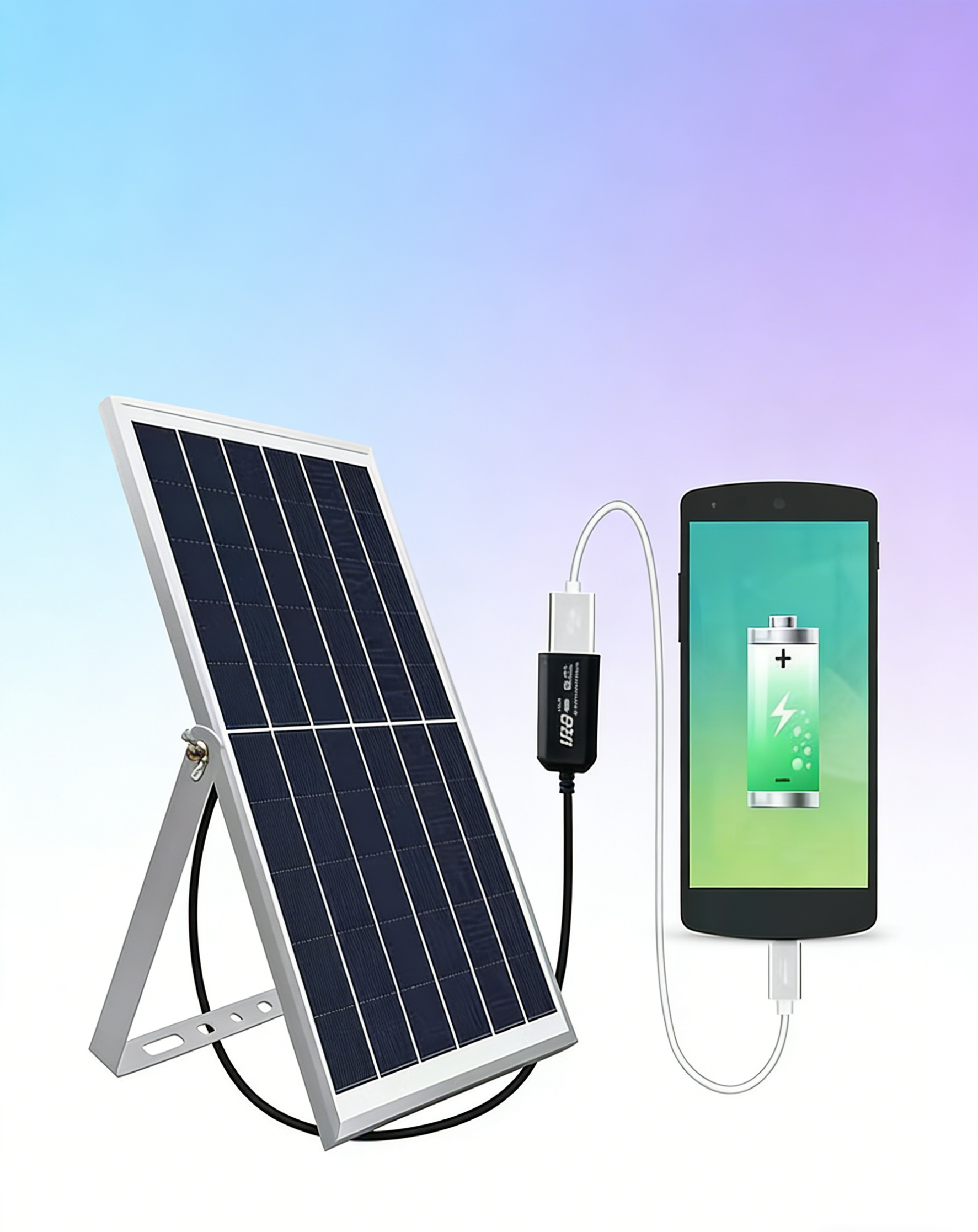 แผงชาร์จโซลาร์เซลล์พกพา ชาร์จไวทันใจ - ตัวช่วยเดินป่า แคมป์ปิ้ง แบตเต็มตลอดวันแม้ไม่มีปลั๊ก