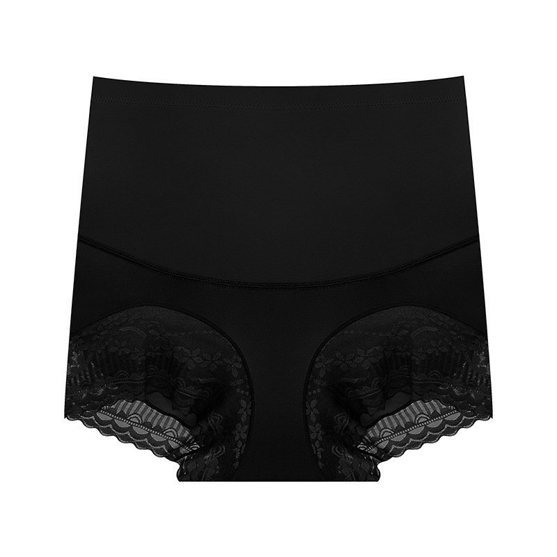 กางเกงในเก็บพุงเอวสูง ไร้ขอบ ผ้าไหมน้ำแข็ง ระบายอากาศ ใส่สบายกระชับสะโพก ไม่ม้วน