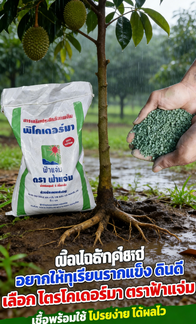 ปุ๋ยบำรุงรากสูตรเข้มข้น - ส่งเสริมรากให้แข็งแรง เร่งการเจริญเติบโต และป้องกันรากเน่า (ใช้ได้กับพืชทุกชนิด)