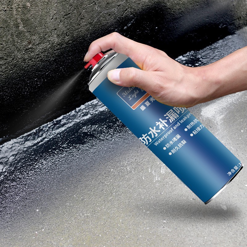 สเปรย์กันรั่วซึมหลังคาและผนัง อุดรอยแตกอเนกประสงค์ ยืดหยุ่นสูง กันน้ำ 100% สำหรับหลังคาเมทัลชีทและคอนกรีต