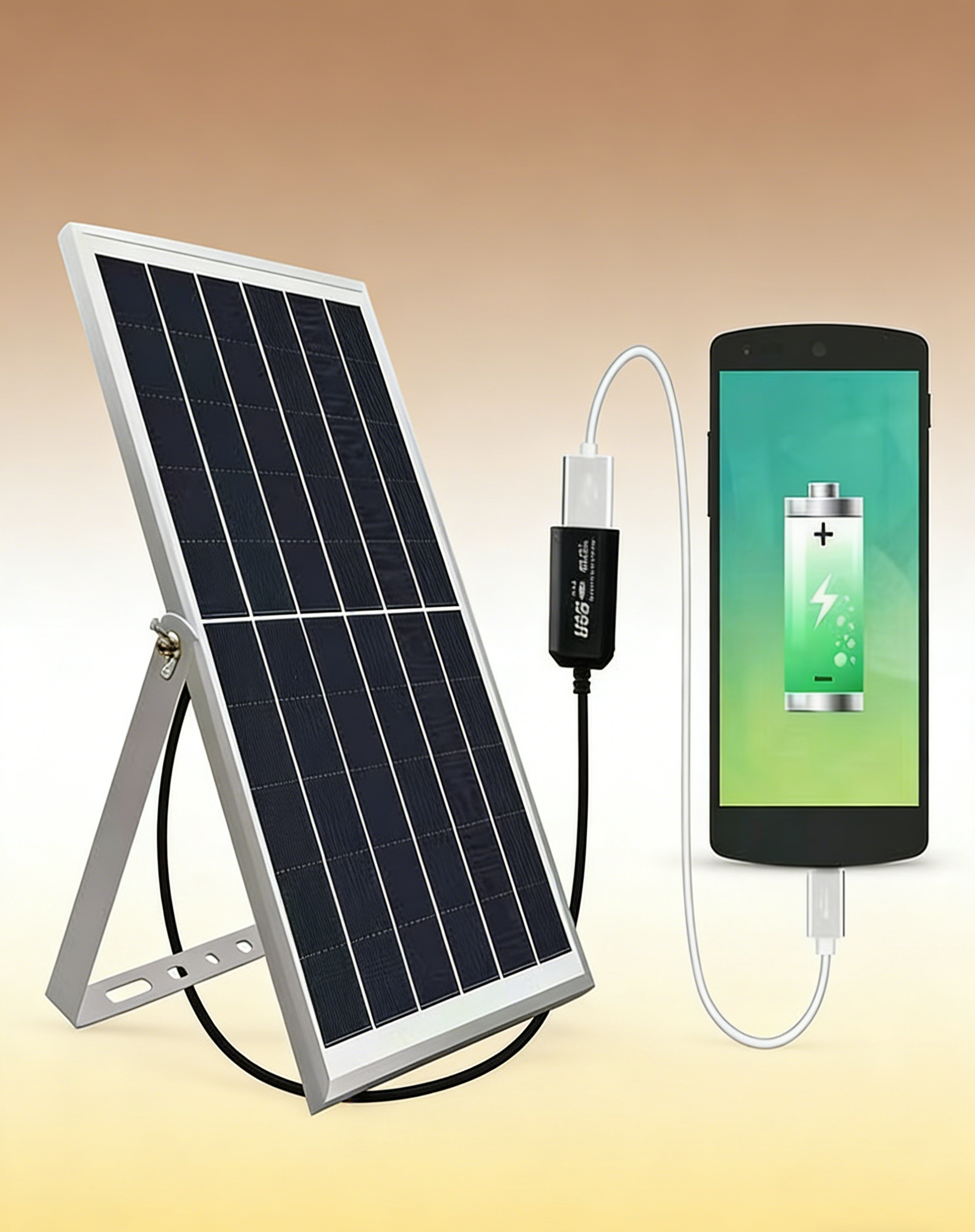 แผงชาร์จโซลาร์เซลล์พกพา ชาร์จไวทันใจ - ตัวช่วยเดินป่า แคมป์ปิ้ง แบตเต็มตลอดวันแม้ไม่มีปลั๊ก