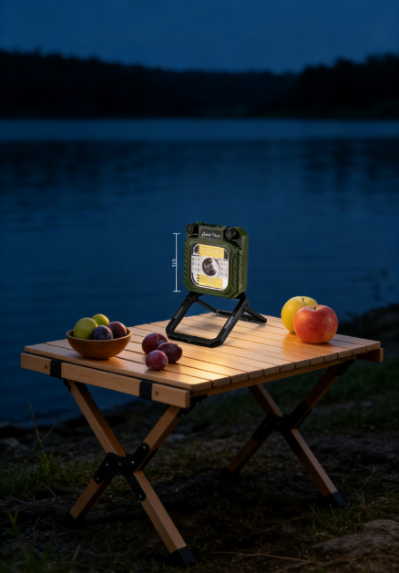 ไฟทำงานฉุกเฉินมือหมุน อเนกประสงค์ - ชาร์จไฟได้เองไม่ต้องใช้ถ่าน - พกพาสะดวก กันน้ำ ทนทาน (ปรับได้ 4 โหมดไฟ)