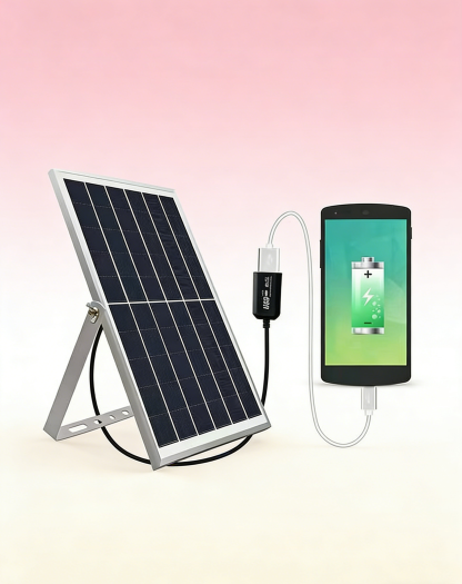 แผงชาร์จโซลาร์เซลล์พกพา ชาร์จไวทันใจ - ตัวช่วยเดินป่า แคมป์ปิ้ง แบตเต็มตลอดวันแม้ไม่มีปลั๊ก