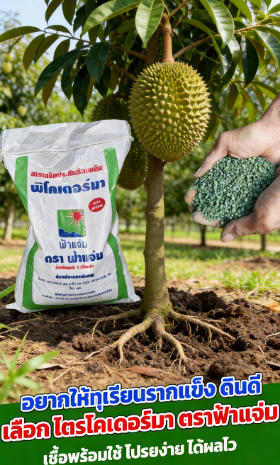 ปุ๋ยบำรุงรากสูตรเข้มข้น - ส่งเสริมรากให้แข็งแรง เร่งการเจริญเติบโต และป้องกันรากเน่า (ใช้ได้กับพืชทุกชนิด)