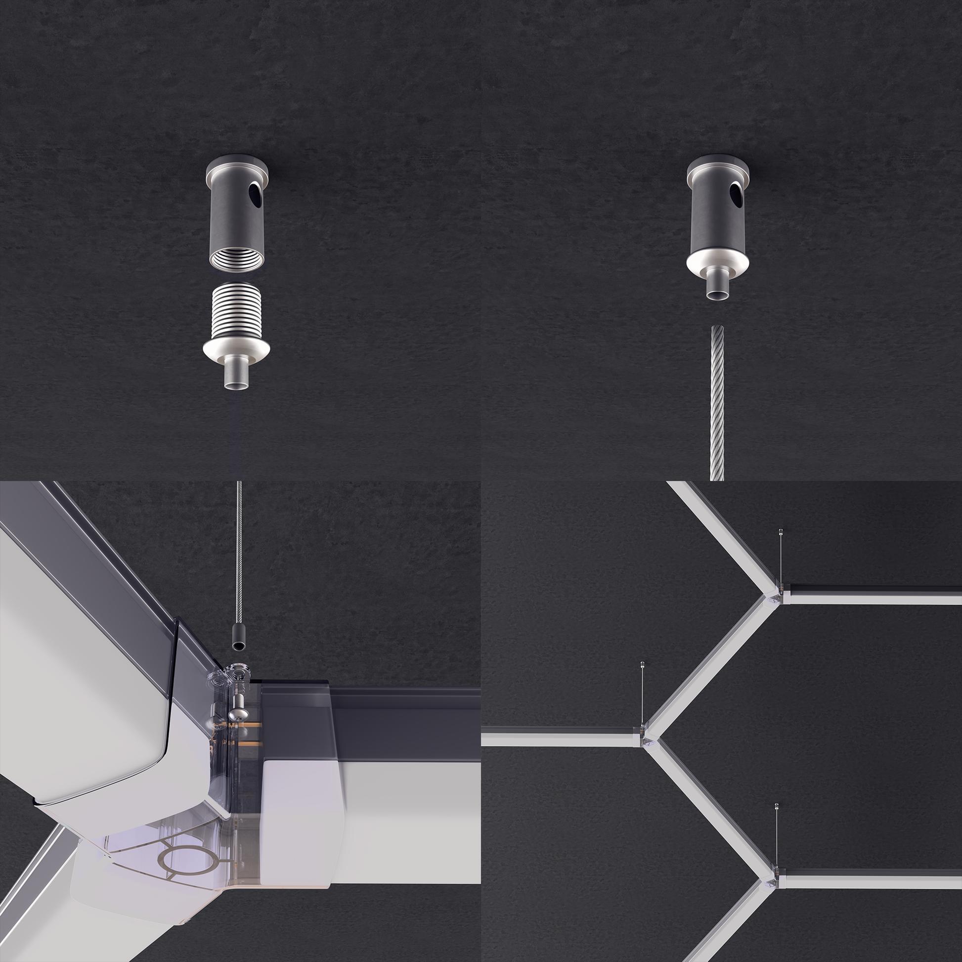 Suspention kits Spare part  10pc【Each grid requires 2pc-For example :5Grid need 10pc,14Grid need 28 pc】-GaragesDIY