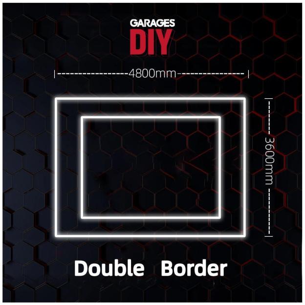 2 Border Hexagon Lighting【4800*3600mm/15.8*11.9ft】