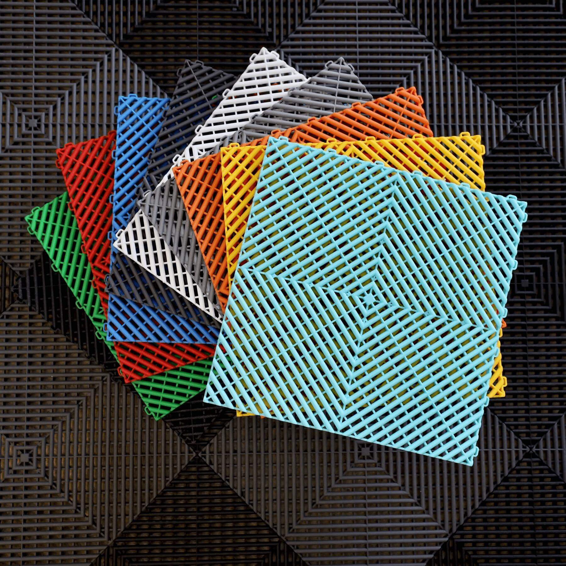 Vented Garage Floor Tiles（PP）400*400*18mm Per Metre² = 6.25 tiles 