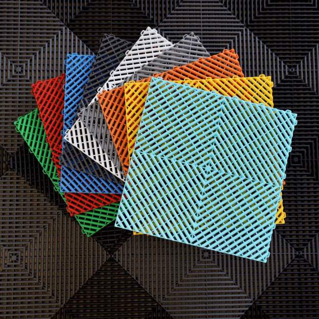 Vented Garage Floor Tiles（PP）400*400*18mm Per Metre² = 6.25 tiles 