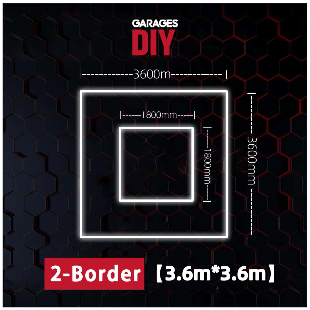 GaragesDIY energy efficient rectangular LED light perfect for yoga studios