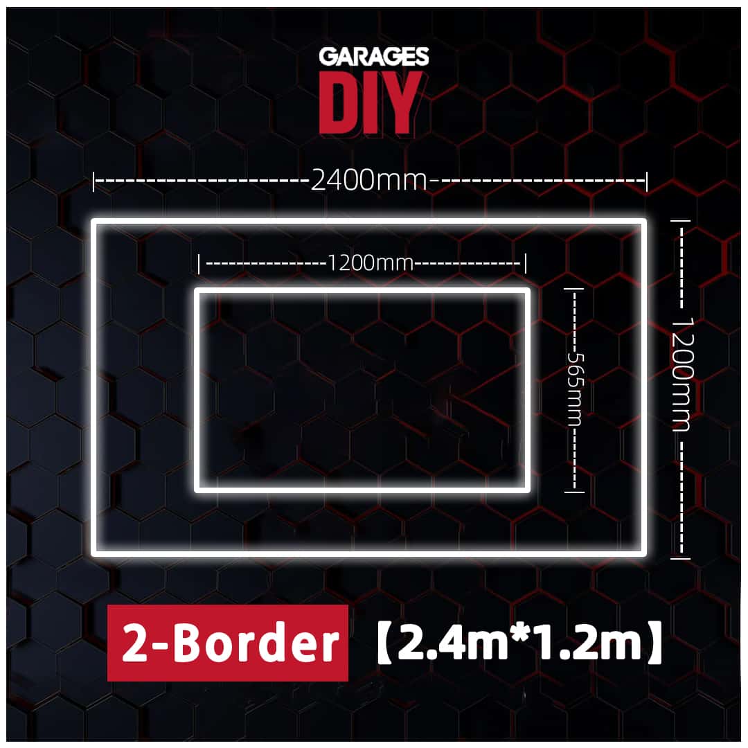 GaragesDIY wide coverage rectangular LED ceiling light suitable for judo dojos