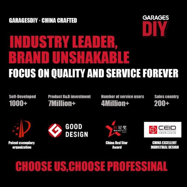 GaragesDIY hexagon LED light company milestones with awards and recognitions