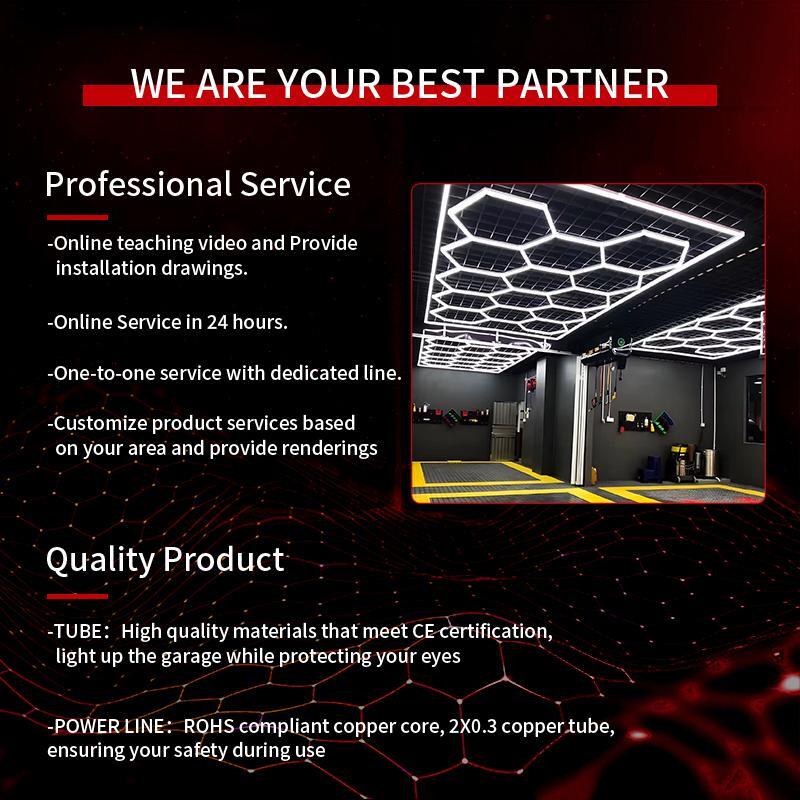 GaragesDIY hexagon LED light trusted service and high quality assurance