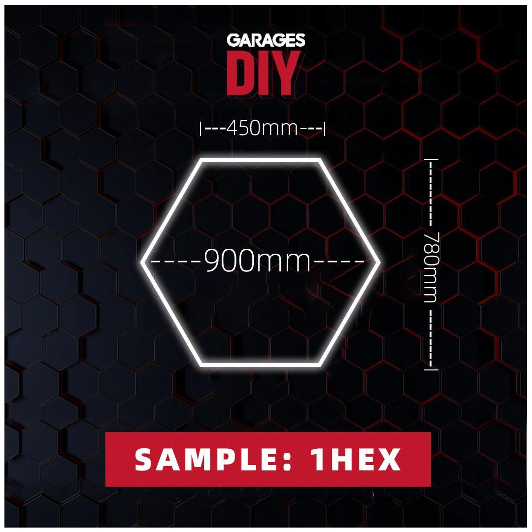 [SAMPLE Choose] 1Grid Hexagon Lighting【900*780mm/3*2.6ft】