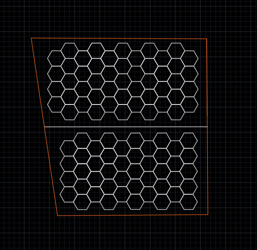 Customize Case-RGB lights 94grid black aluminum option 2section 45Grid and 49Grid
