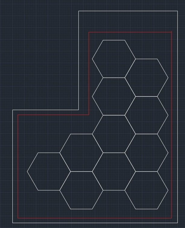 Customize Case：No,1 (5850*1755 border with 11Grid)   No,2(3950*3260 border with 11Grid