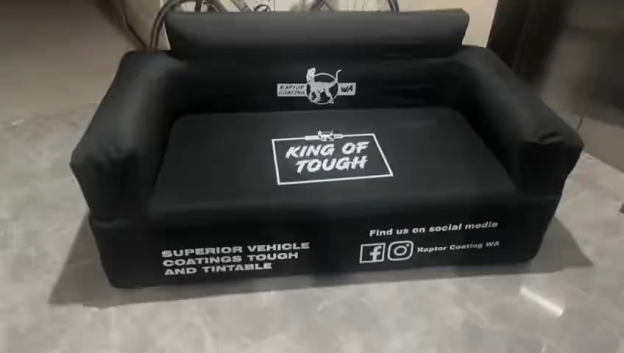 Custom Inflatable Lounge Sofa for Garage & Man Cave
