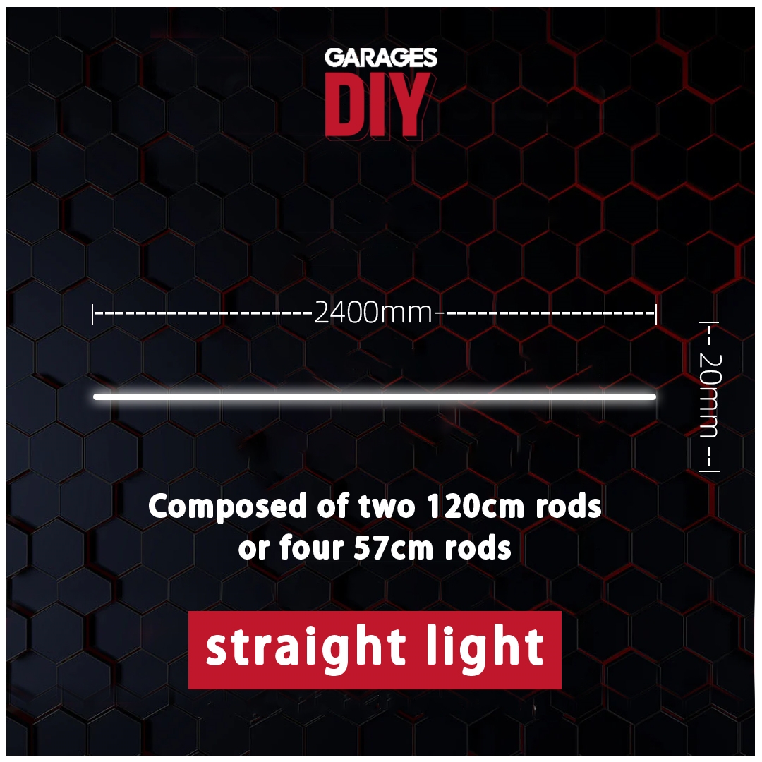 2400mm Straight Lighting （Can be used for wall decoration）