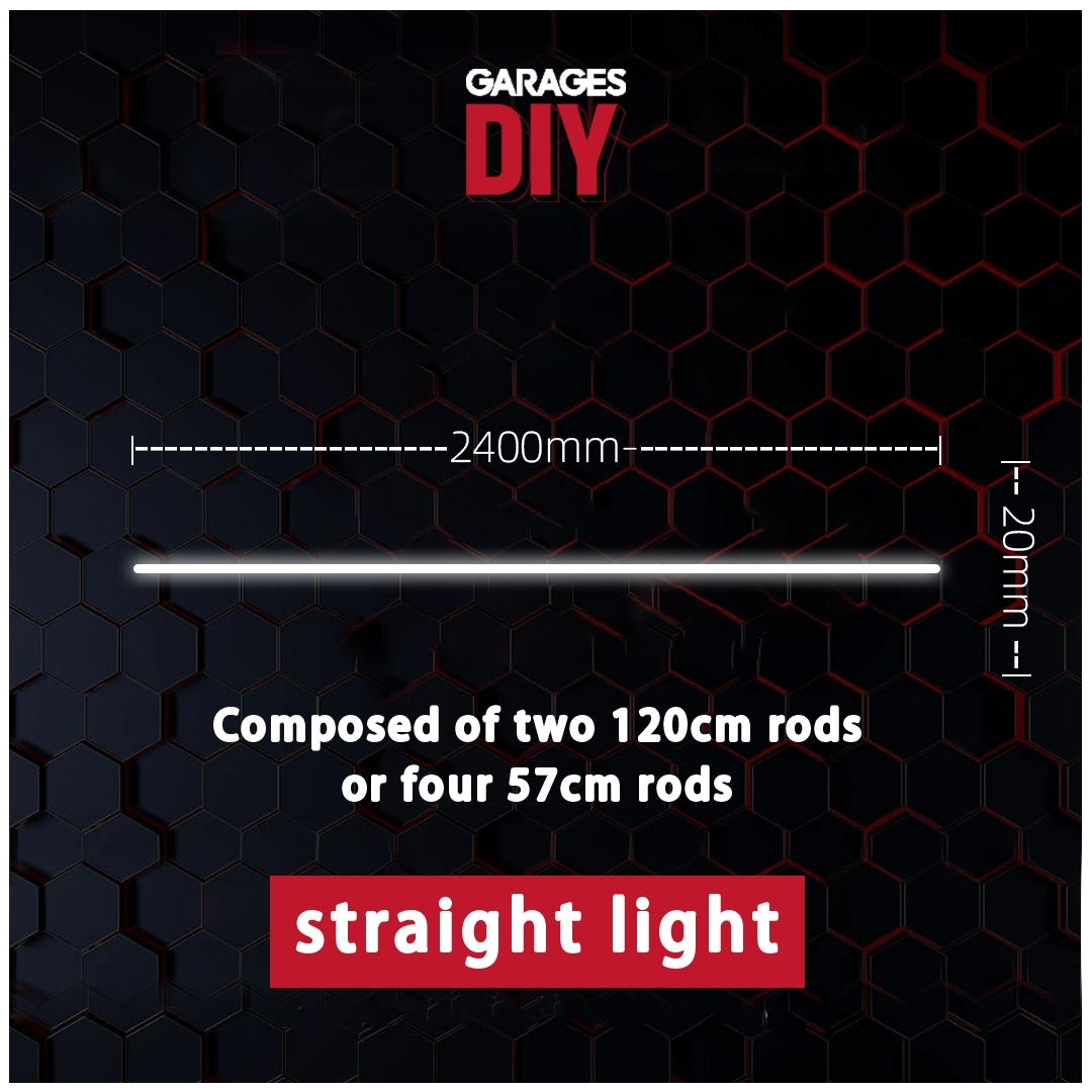 2400mm Straight Lighting （Can be used for wall decoration）