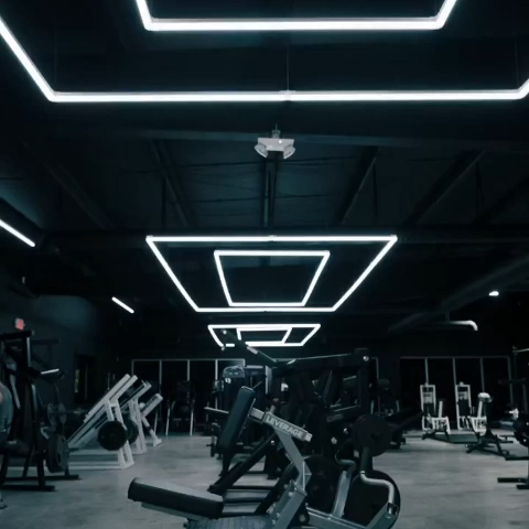 2 Rectangle Border LED Lighting【4800*2400mm/15.8*7.9ft】