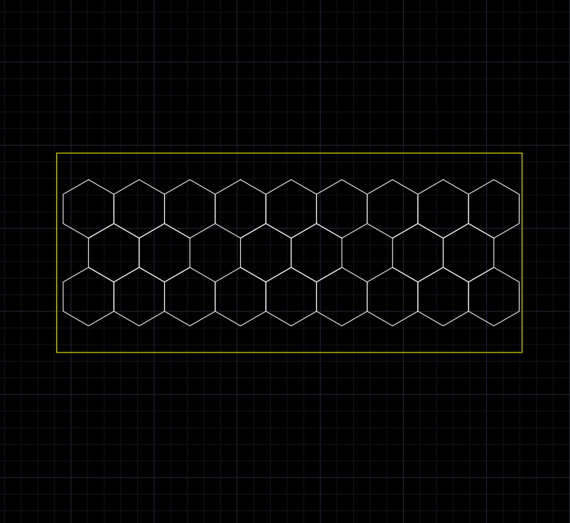 Customize Case,2pin ，26Grid hex lights-6500K