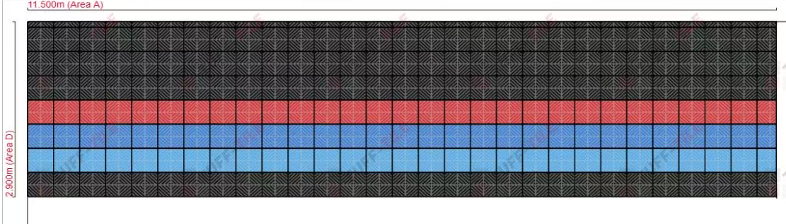 Flooring Customize Case,total 245pcs,31pcs blue,31pcs deep blue,31pcs red,76pcs black .76pcs gray,and flooring cutter,free ramp and corner