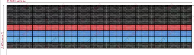 Flooring Customize Case,total 245pcs,31pcs blue,31pcs deep blue,31pcs red,76pcs black .76pcs gray,and flooring cutter,free ramp and corner