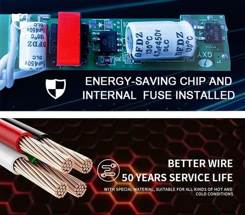 {"default":"GaragesDIY hexagon LED light using high-quality LED chips and copper wiring"}
