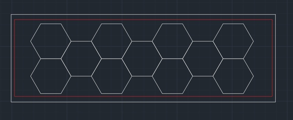 Customize Case：No,1 (5850*1755 border with 11Grid)   No,2(3950*3260 border with 11Grid