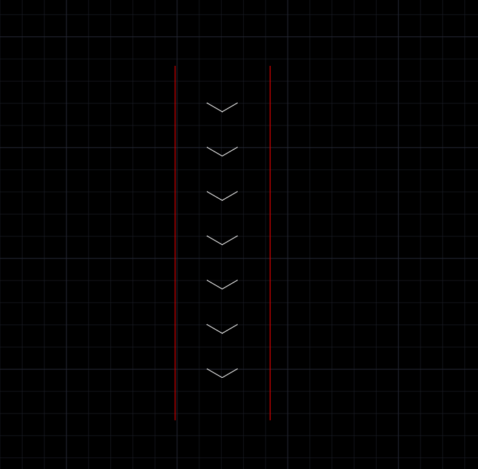 Customize Case,3pin Black aluminum，one straight line design 20m（2pcs） red lights