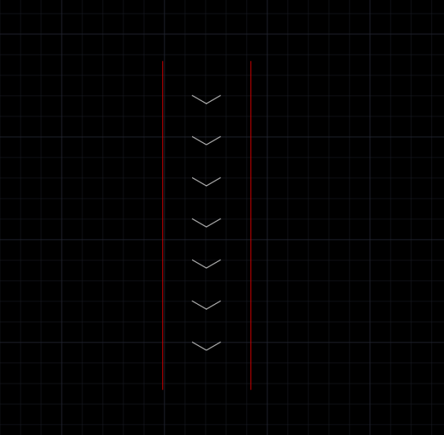 Customize Case,3pin Black aluminum，one straight line design 20m（2pcs） red lights
