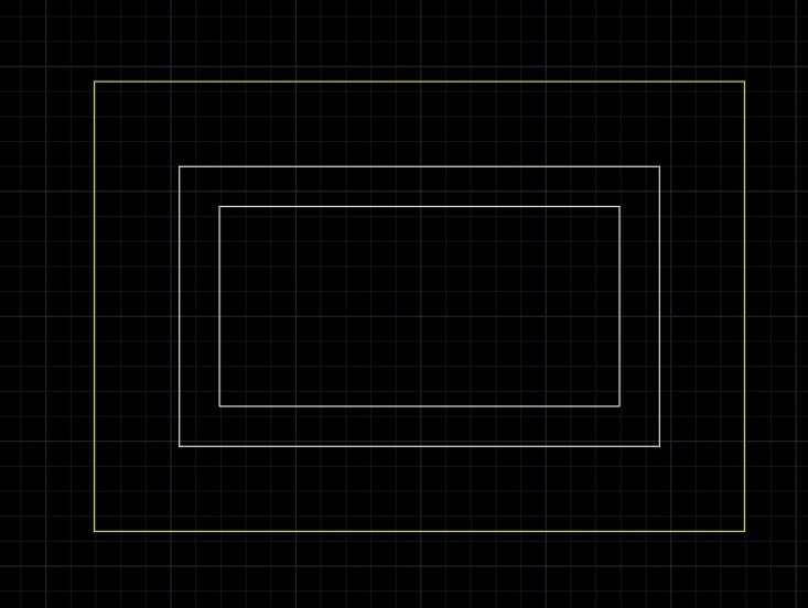 Customize Case，rectangle design，3pin black aluminum 4000k dimmable led lights, 1set(out border 4.8*2.4m inner 4*2m) 1set(3.6*2.4m border),and 40pcs hanging wires