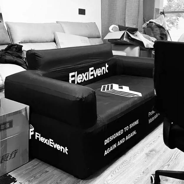 Custom Inflatable Lounge Sofa for Garage & Man Cave