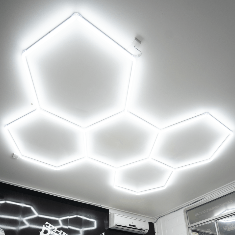 【Bigger Hex】5Grid Hexagon Lighting【2925*2028mm/9.6*6.65ft】