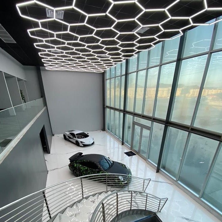 【Bigger Hex】65Grid Hexagon Lighting【11.7*5.58m/38.4*18.3ft】