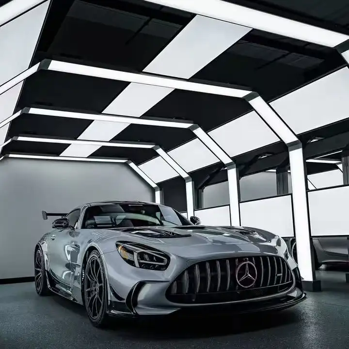 G07-X Car Detailing LED Light Tunnel – 5 Section Design with 240mm Emitting Surface and 20pieces Flat Panel Light